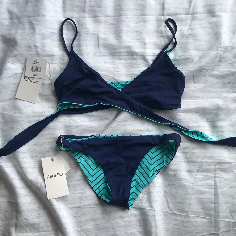 Brand new Kikirio reversible bikini set!